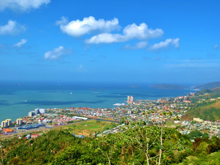 View of the Port of Spain coastline in Trinidad. Photo by Wake and Wander. 