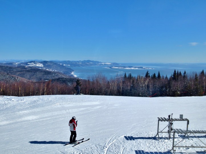 View from the slopes of Le Massif in Quebec City. Photo by Wake and Wander. 