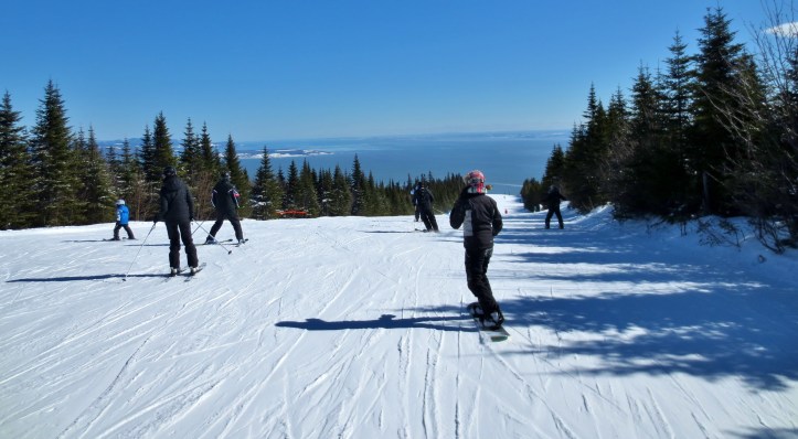 View from the slopes of Le Massif in Quebec City. Photo by Wake and Wander. 
