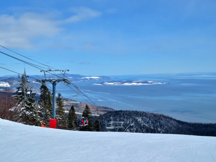 View from the slopes of Le Massif in Quebec City. Photo by Wake and Wander. 