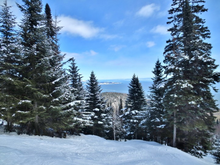 View from the slopes of Le Massif in Quebec City. Photo by Wake and Wander. 