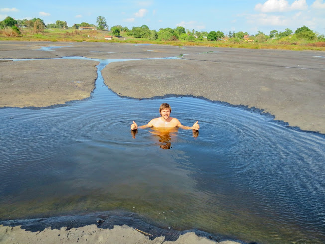 Pitch Lake in Trinidad. Photo by Wake and Wander. 