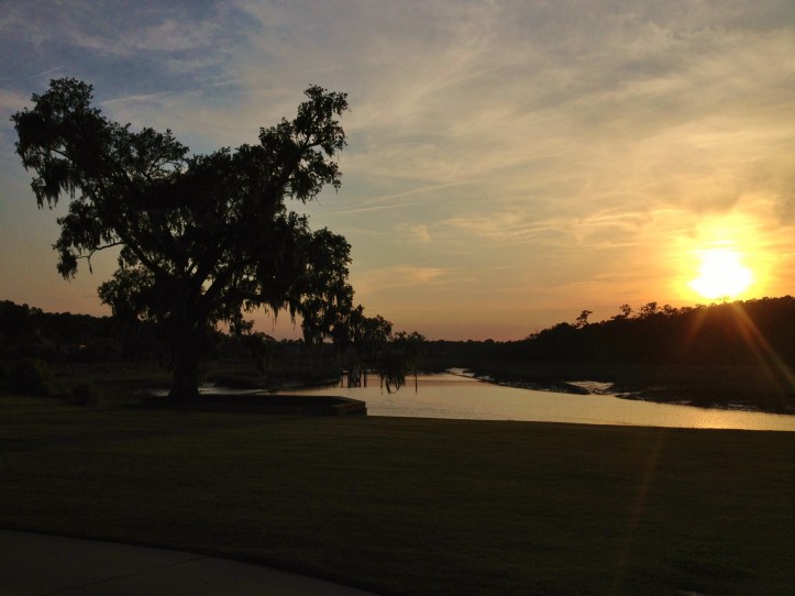 Waterway at sunset on Isle of Palms in Charleston, South Carolina. Photo By Wake and Wander. 