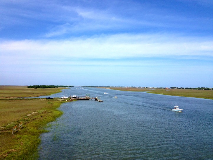 Intracoastal waterway in Charleston, South Carolina. Photo By Wake and Wander. 