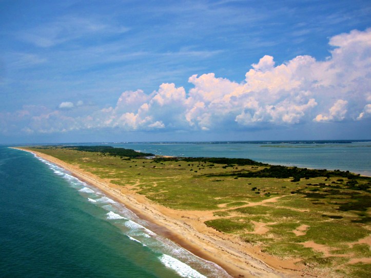 Shackleford Banks off the coast of Beaufort, North Carolina. 